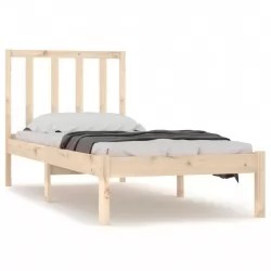 Рамка за легло, бор масив, 75x190 см, 2FT6 Small Single