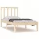 Рамка за легло, бор масив, 75x190 см, 2FT6 Small Single