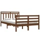 Рамка за легло меденокафява дърво 120x190 см Small Double