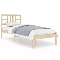 Рамка за легло, масивно дърво, 75x190 см, 2FT6 Small Single