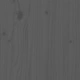 Рамка за легло, сива, дърво масив, 90х200 см
