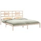 Рамка за легло, дърво масив, 200x200 см