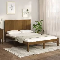 Рамка за легло меденокафява дърво 120x190 см 4FT Small Double