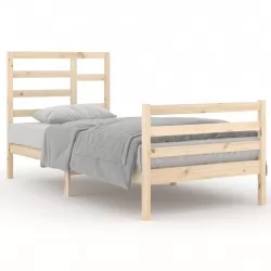 Рамка за легло, дърво масив, 90х200 см