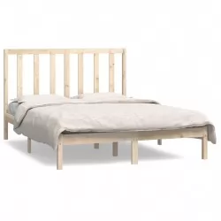 Рамка за легло, бор масив, 135x190 см, 4FT6 Double