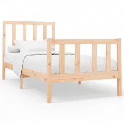 Рамка за легло, бор масив, 90х200 см