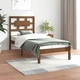 Рамка за легло, меденокафява, бор масив, 100x200 см