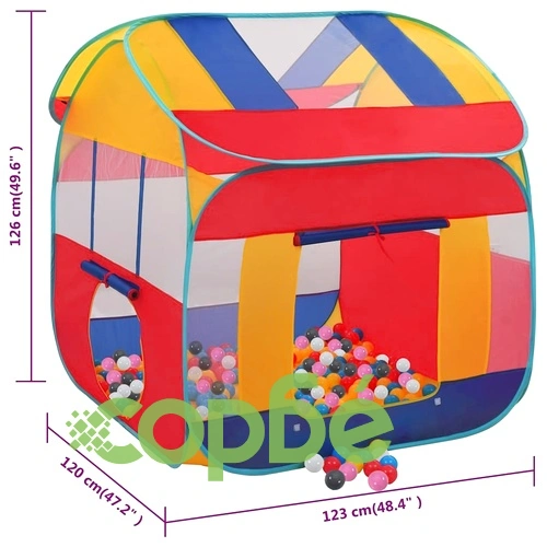 Палатка за игра с 550 топки 123x120x126 см ➤ топ цена ➤ sorbe.bg