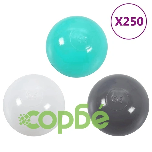 Детска палатка за игра с 250 топки розова 301x120x128 см ➤ топ цена ➤ sorbe.bg