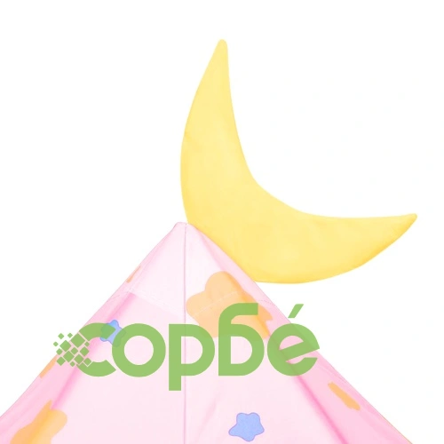 Детска палатка за игра с 250 топки розова 301x120x128 см ➤ топ цена ➤ sorbe.bg