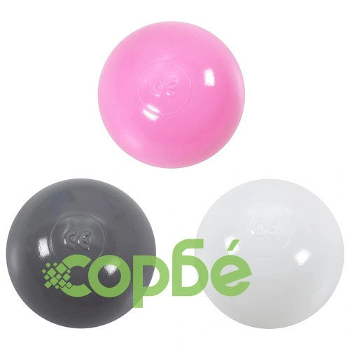 Детска палатка за игра с 250 топки розова 301x120x128 см ➤ топ цена ➤ sorbe.bg