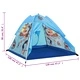 Детска палатка за игра с 250 топки, синя, 120x120x90 см