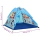 Детска палатка за игра с 250 топки, синя, 120x120x90 см