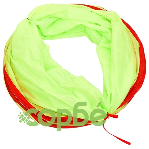 Детски тунел за игра с 250 топки, зелен, 175 см, полиестер ➤ топ цена ➤ sorbe.bg