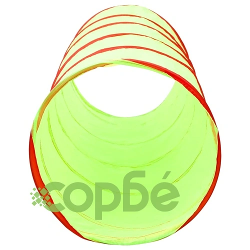 Детски тунел за игра с 250 топки, зелен, 175 см, полиестер ➤ топ цена ➤ sorbe.bg