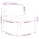 4-местен градински комплект с възглавници алуминий антрацит