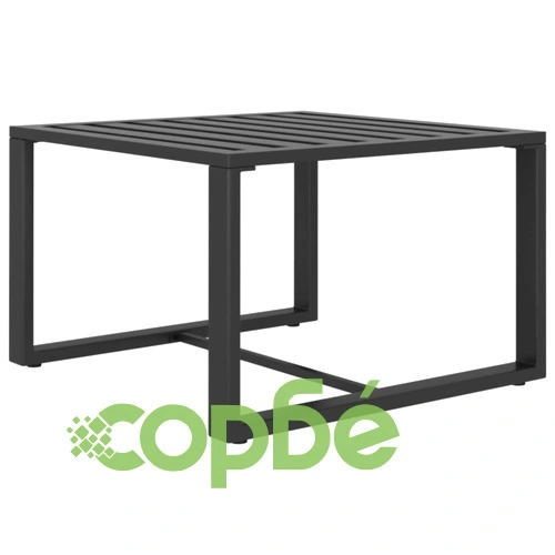 Градински комплект от 7 части с възглавници, алуминий, антрацит ➤ топ цена ➤ sorbe.bg