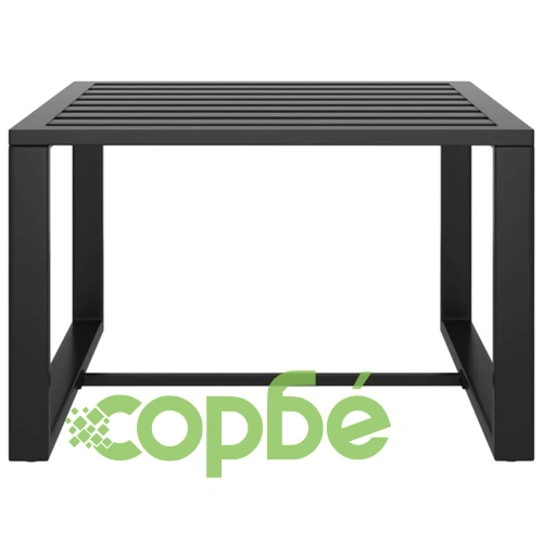 Градински комплект от 7 части с възглавници, алуминий, антрацит ➤ топ цена ➤ sorbe.bg