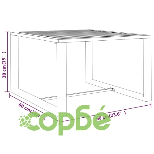 Градински комплект от 7 части с възглавници, алуминий, антрацит ➤ топ цена ➤ sorbe.bg