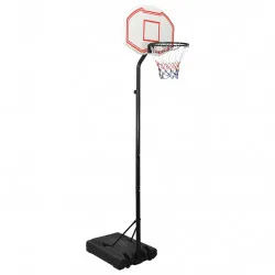 Баскетболна стойка, бяла, 282-352 см, полиетилен