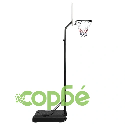 Баскетболна стойка, бяла, 282-352 см, полиетилен ➤ топ цена ➤ sorbe.bg