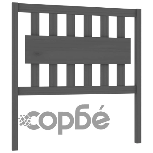 Разтегателно дневно легло сиво 2x(90x200) см борово дърво масив ➤ топ цена ➤ sorbe.bg
