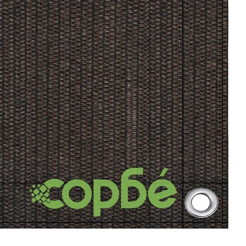Балконски параван, кафяв, 75x500 см, HDPE ➤ топ цена ➤ sorbe.bg