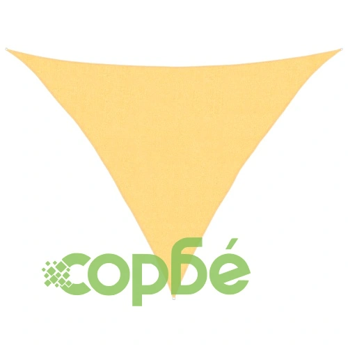 Платно-сенник, 160 г/м², бежово, 2,5x2,5x3,5 м, HDPE ➤ топ цена ➤ sorbe.bg