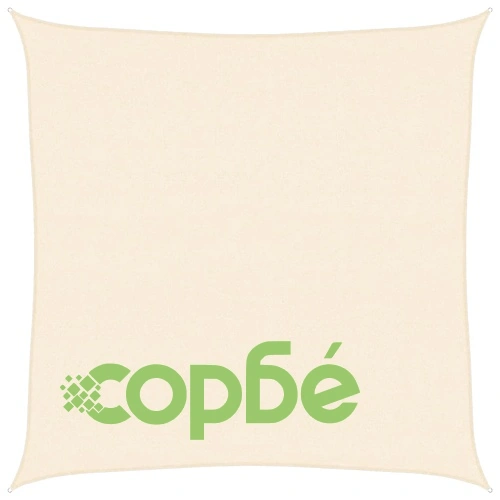 Платно-сенник, 160 г/м², кремаво, 7x7 м, HDPE ➤ топ цена ➤ sorbe.bg