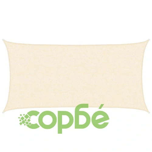 Платно-сенник, 160 г/м², кремаво, 2,5x4,5 м, HDPE ➤ топ цена ➤ sorbe.bg