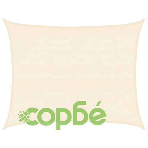 Платно-сенник, 160 г/м², кремаво, 6x8 м, HDPE ➤ топ цена ➤ sorbe.bg