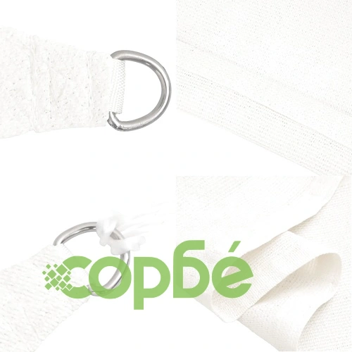 Платно-сенник, 160 г/м², бяло, 3x4,5 м, HDPE ➤ топ цена ➤ sorbe.bg