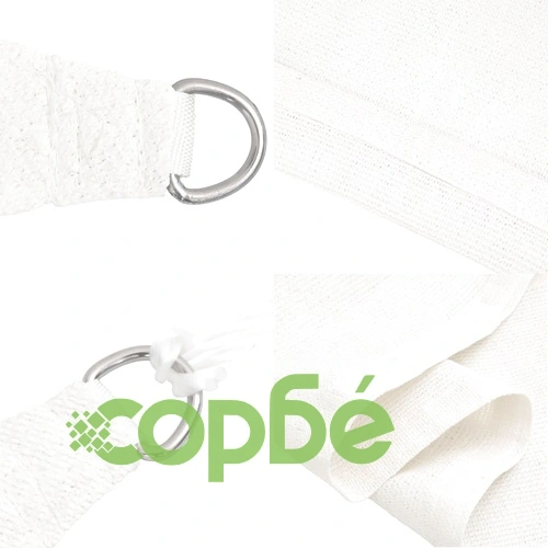 Платно-сенник, 160 г/м², бяло, 3,5x5 м, HDPE ➤ топ цена ➤ sorbe.bg