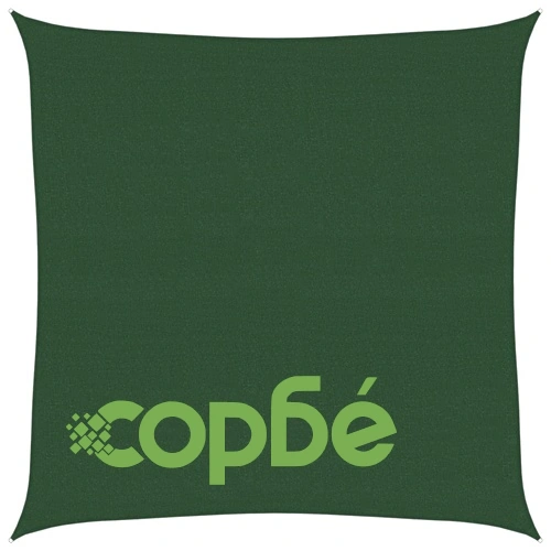 Платно-сенник, 160 г/м², тъмнозелено, 6x6 м, HDPE ➤ топ цена ➤ sorbe.bg