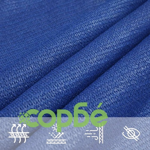 Платно-сенник, 160 г/м², синьо, 2,5x2,5 м, HDPE ➤ топ цена ➤ sorbe.bg