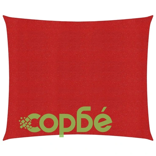 Платно-сенник, 160 г/м², червено, 5x5 м, HDPE ➤ топ цена ➤ sorbe.bg