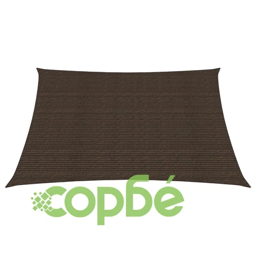 Платно-сенник, 160 г/м², кафяво, 7x7 м, HDPE ➤ топ цена ➤ sorbe.bg