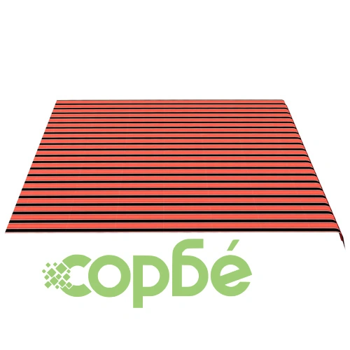 Резервно платнище за тенти, оранжево и кафяво, 5x3,5 м ➤ топ цена ➤ sorbe.bg