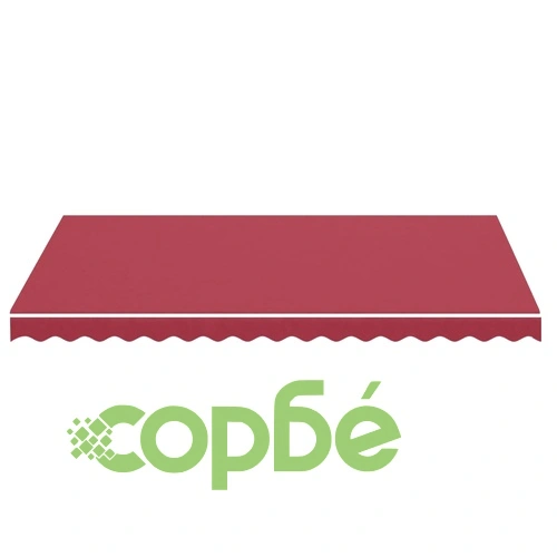 Резервно платнище за тенти, бордо червено, 3,5х2,5 м ➤ топ цена ➤ sorbe.bg
