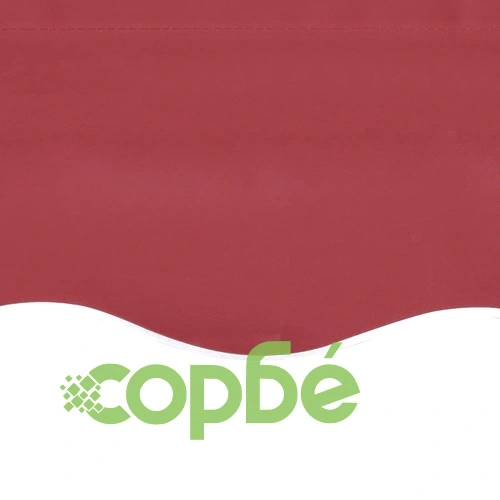 Резервно платнище за тенти, бордо червено, 4х3,5 м ➤ топ цена ➤ sorbe.bg