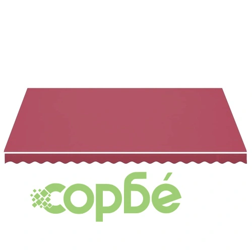 Резервно платнище за тенти, бордо червено, 4,5x3,5 м ➤ топ цена ➤ sorbe.bg