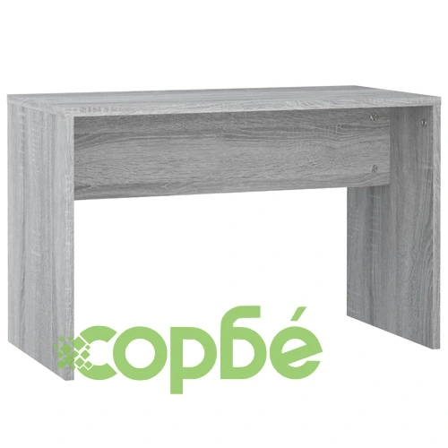 Комплект тоалетка с LED, сив сонома, инженерно дърво ➤ топ цена ➤ sorbe.bg