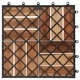 Декинг плочки, 20 бр, бели 30x30 см, акация масив
