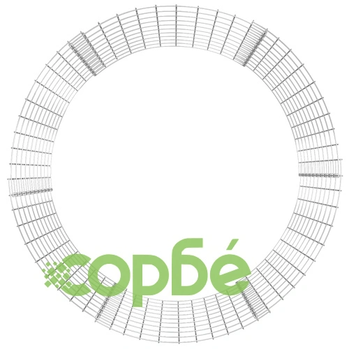 Градински компостер Ø100x100 см поцинкована стомана ➤ топ цена ➤ sorbe.bg