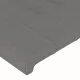 Горни табли за легло, 4 бр, тъмносиви, 80x5x78/88 см, плат