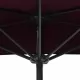 Балконски чадър с алуминиев прът бордо 270x144x222 см половин