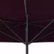 Балконски чадър с алуминиев прът бордо 300x155x223 см половин