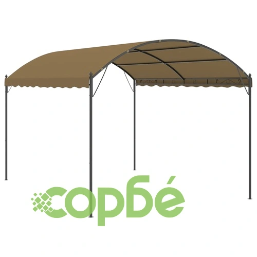 Шатра, 4x3x2,6 м, таупе, 180 г/м² ➤ топ цена ➤ sorbe.bg