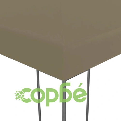 Градинска шатра, 3x3 м, таупе, 180 г/м² ➤ топ цена ➤ sorbe.bg