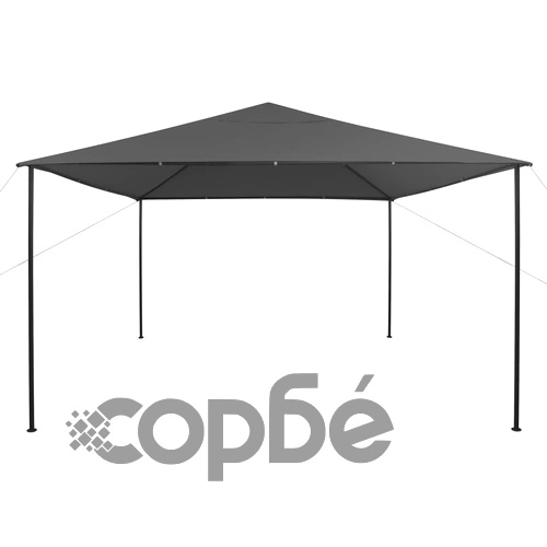 Беседка, 4x4x3 м, антрацит, 180 г/м² ➤ топ цена ➤ sorbe.bg